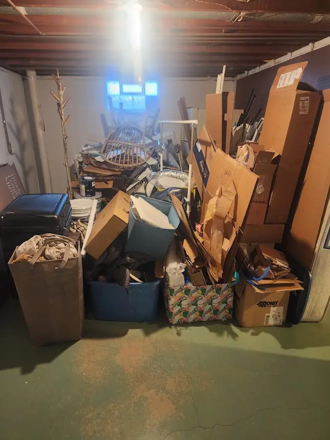 Roll-off dumpster container at job site for Construction Dumpster Rental in South Holland